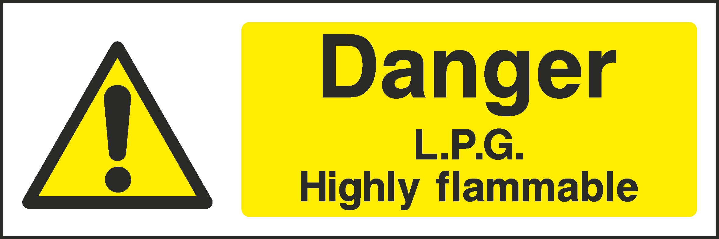 Danger Lpg Signs and Stickers