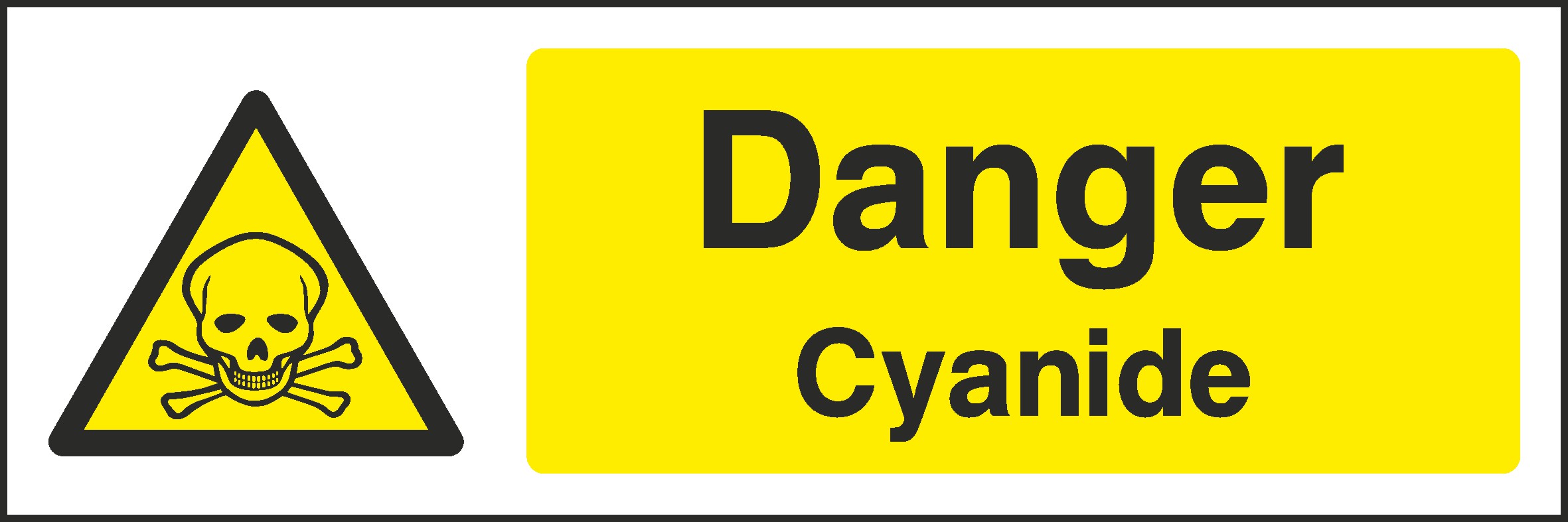 Danger Cyanide Signs and Stickers