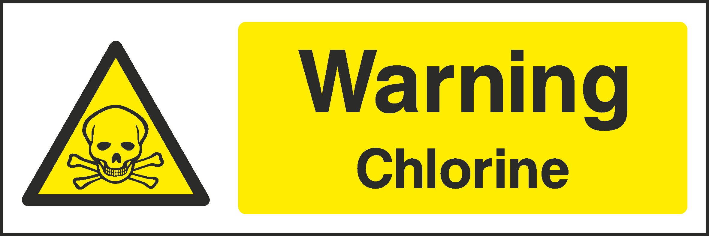 Chlorine Signs and Stickers