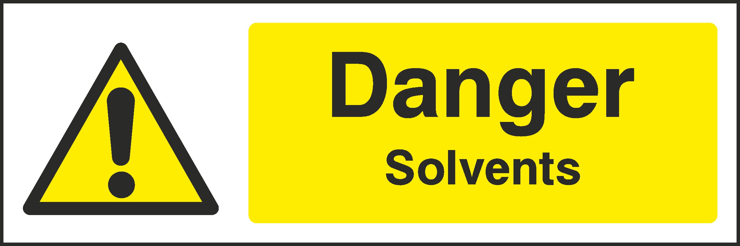 Solvents Signs and Stickers