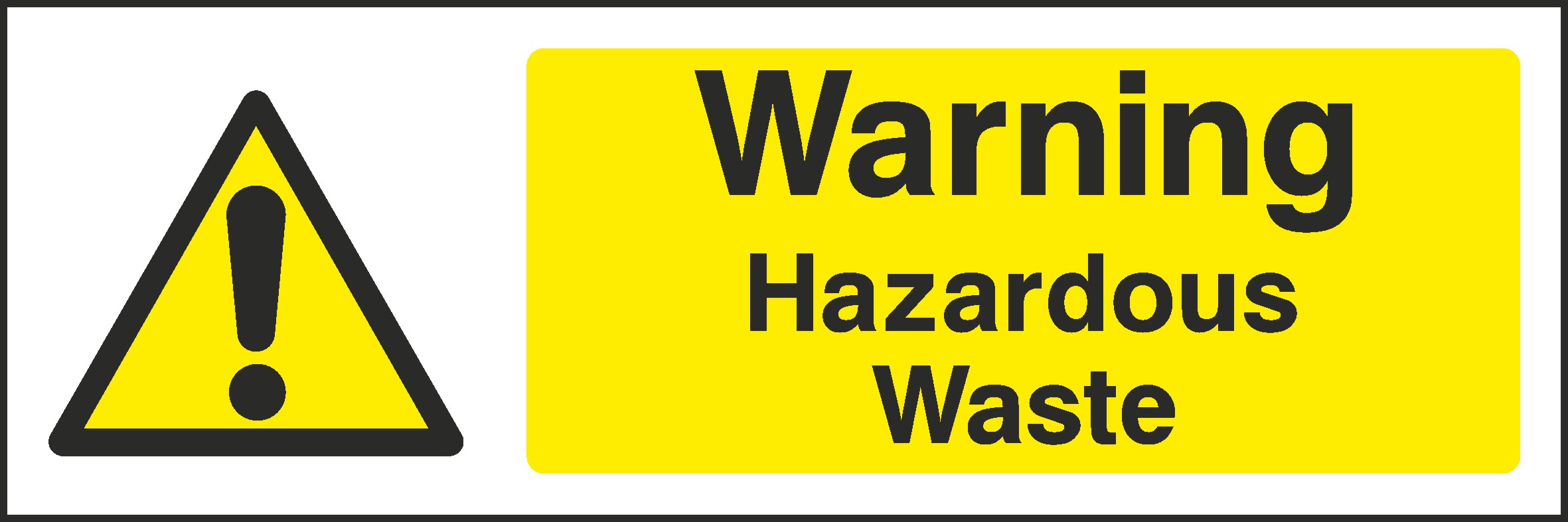 Hazardous Waste Signs and Stickers