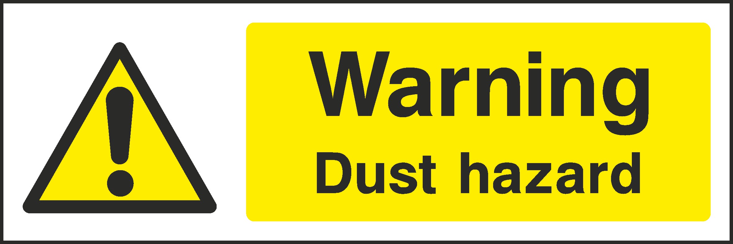 Dust Hazard Signs and Stickers
