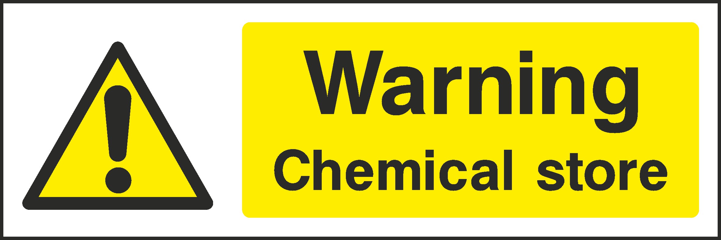 Chemical Store Signs and Stickers