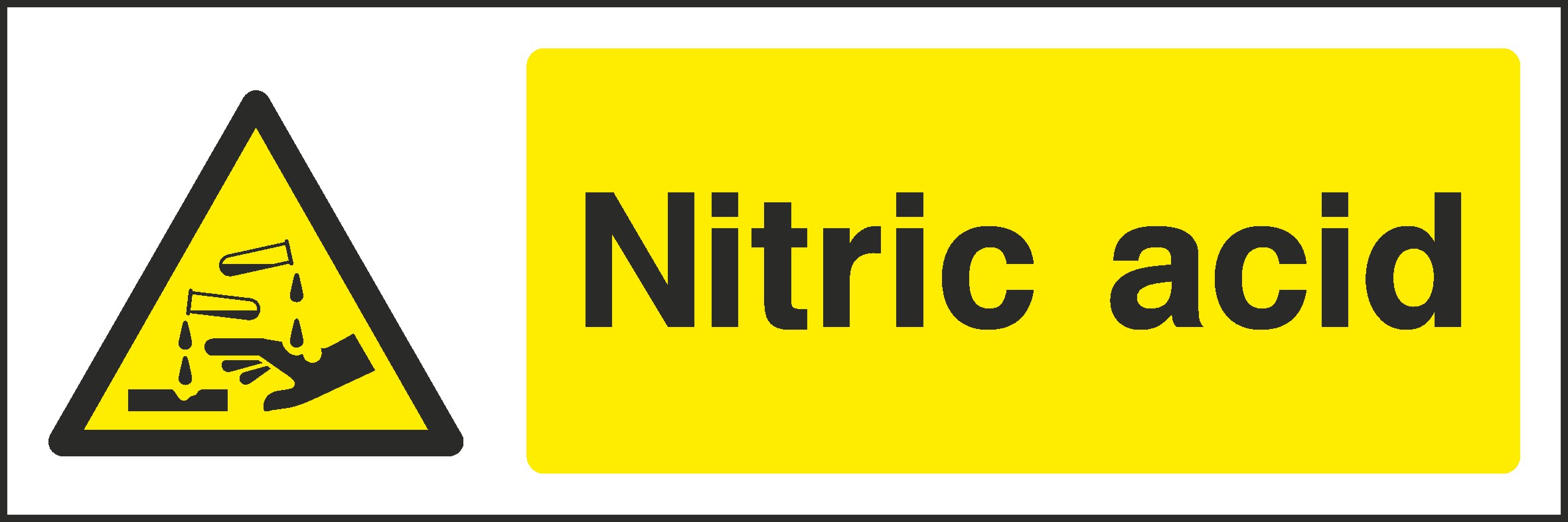 Nitric Acid Signs and Stickers