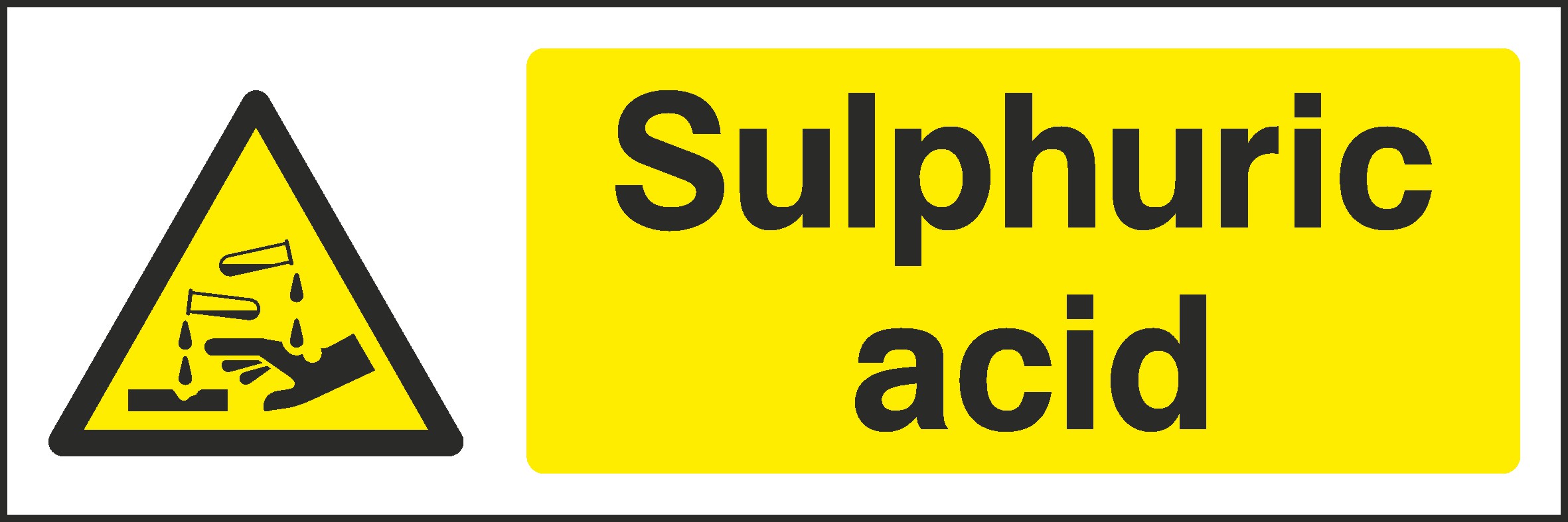 Sulphuric Acid Signs and Stickers