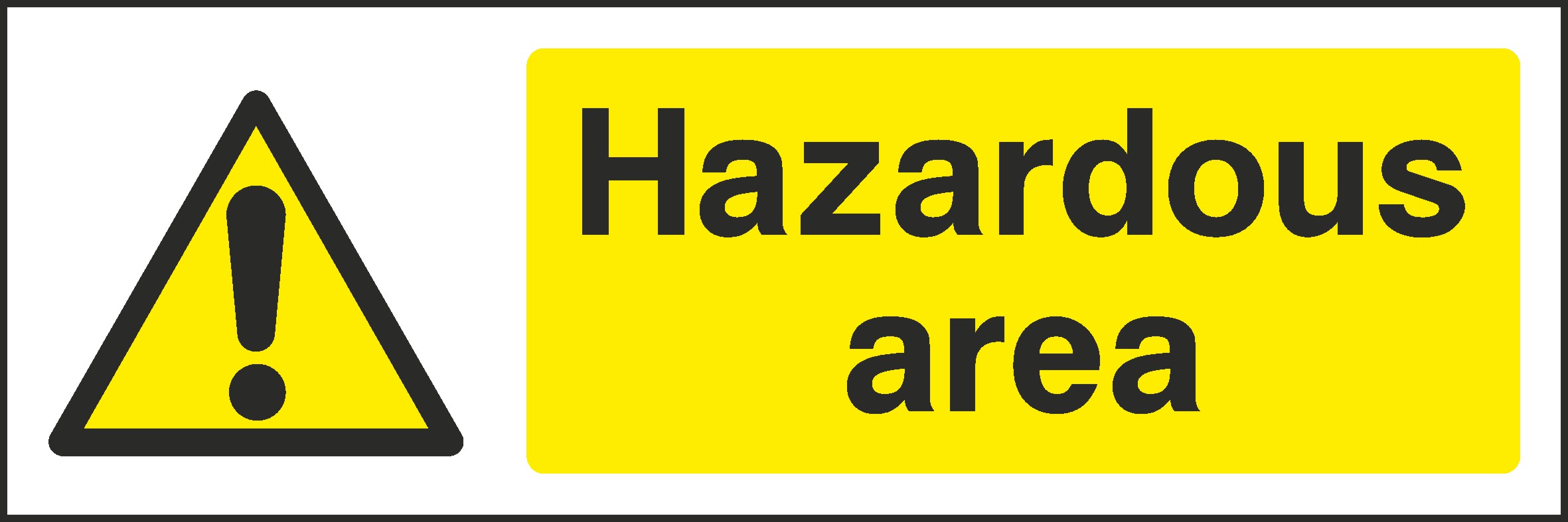 Hazardous Area Signs and Stickers