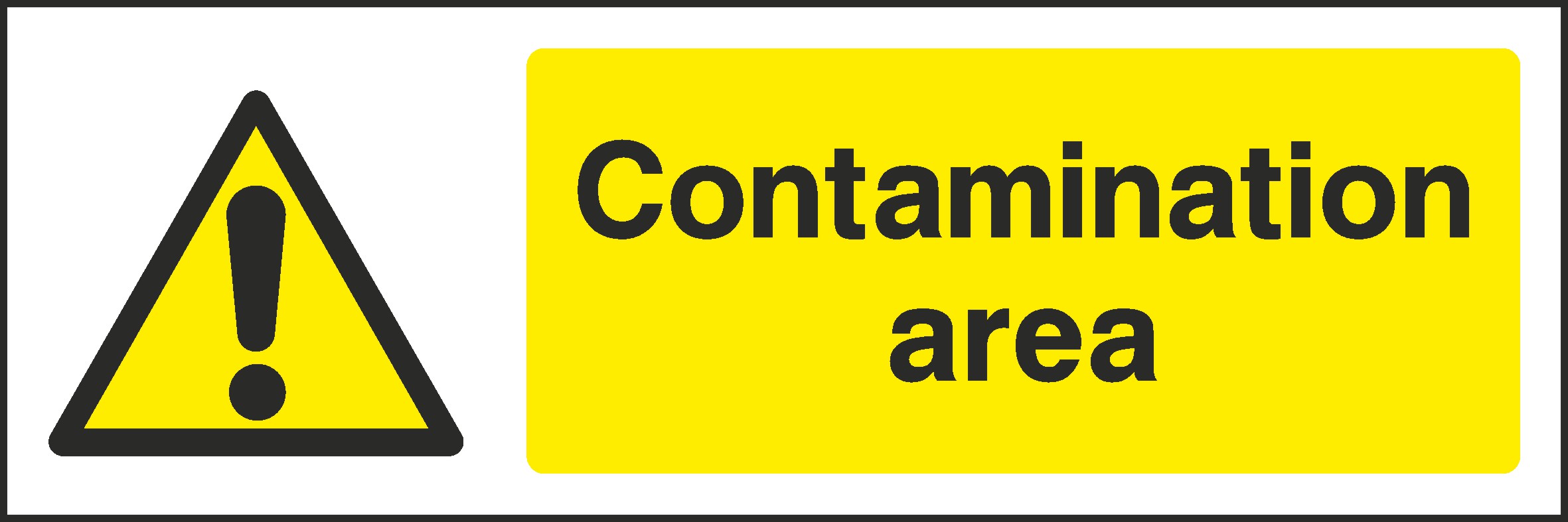 Contamination Area Signs and Stickers
