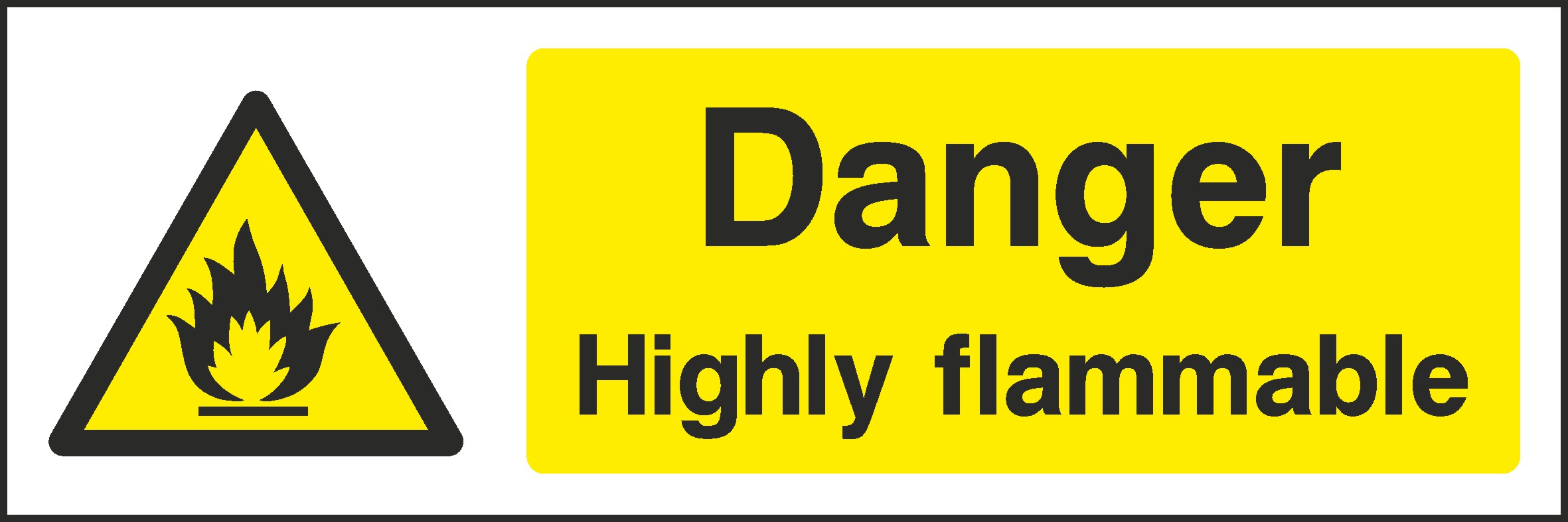 Highly Flammable Signs and Stickers