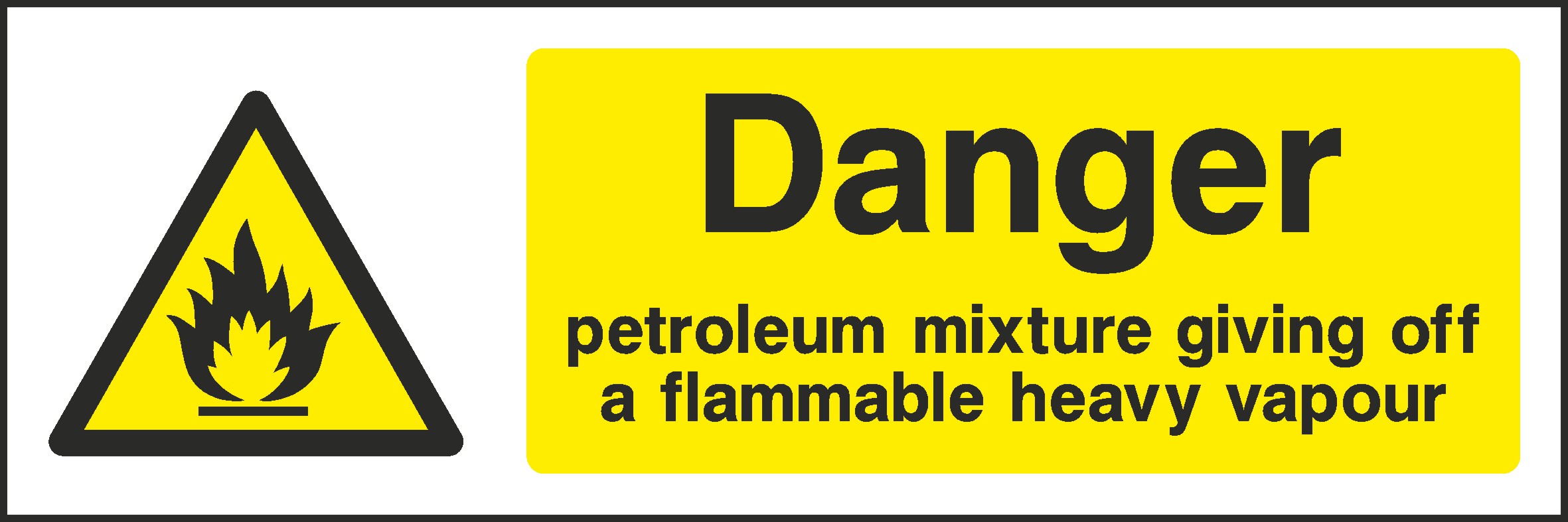 Petroleum Mixture Signs and Stickers