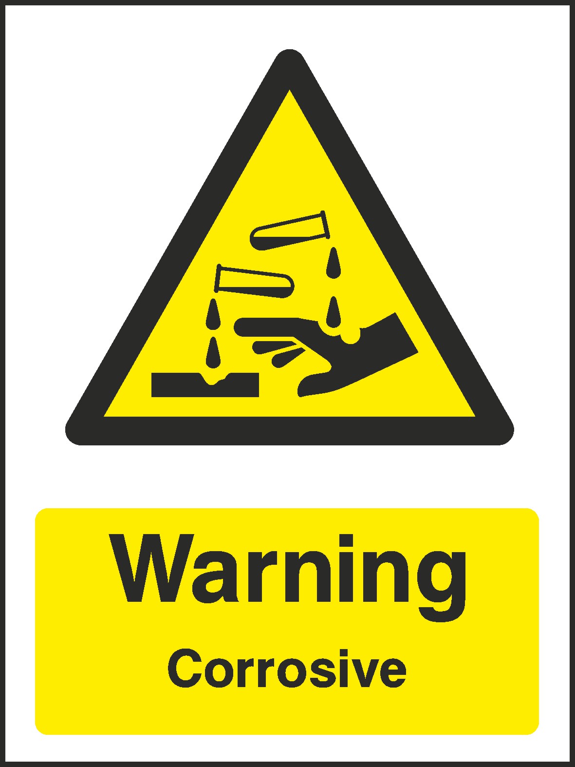 Corrosive Signs and Stickers