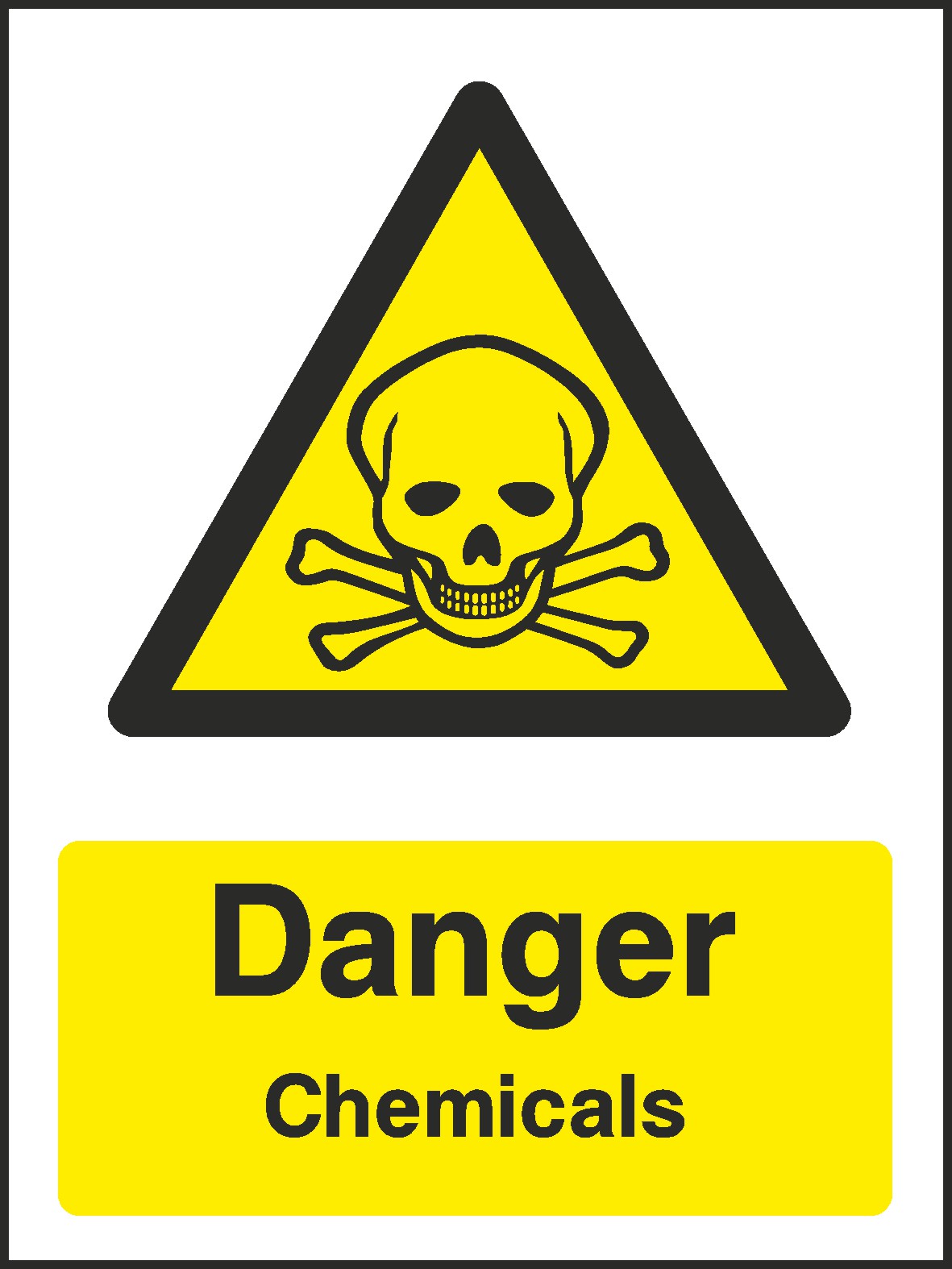 Danger Chemicals Signs and Stickers