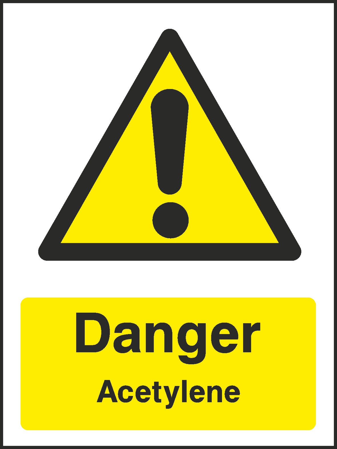 Acetylene Signs and Stickers