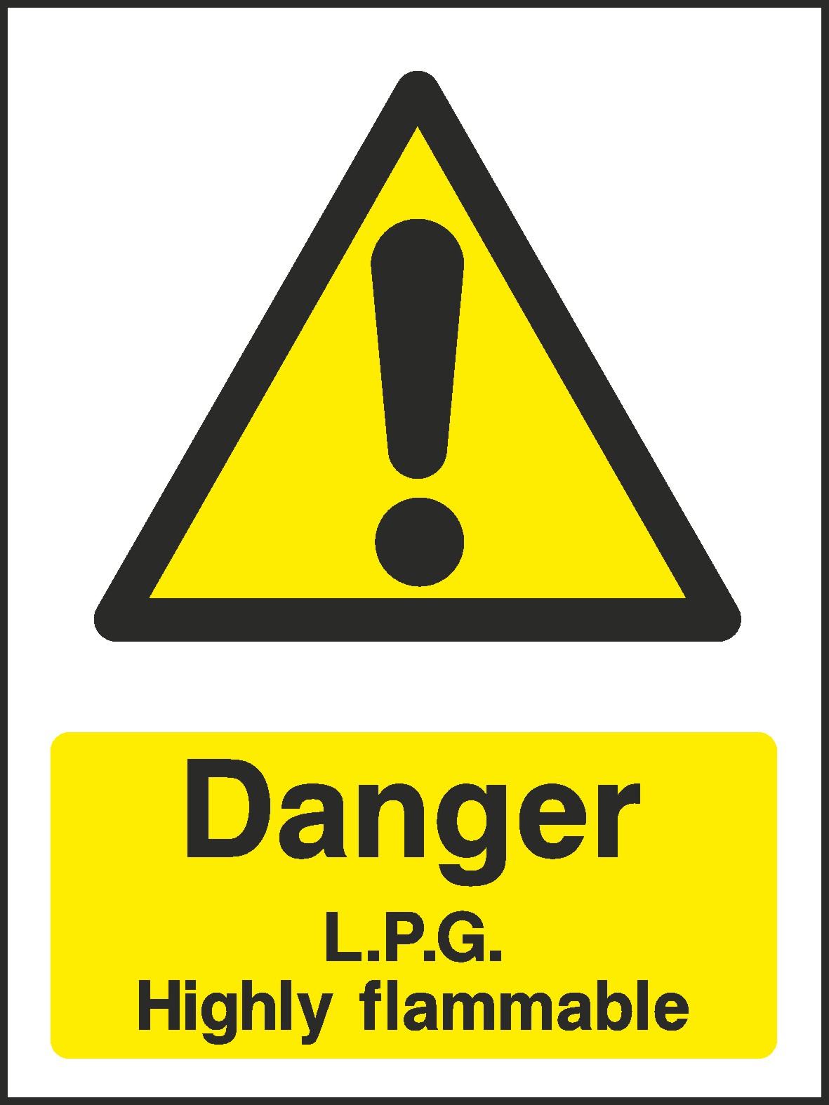Danger Lpg Signs and Stickers