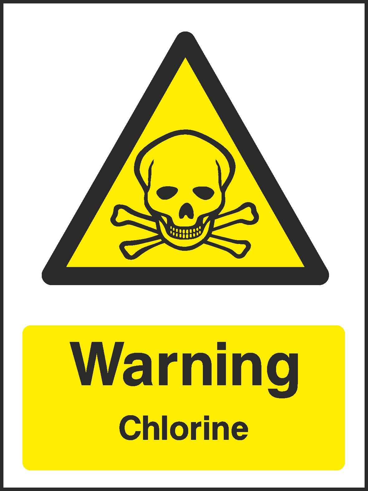 Chlorine Signs and Stickers