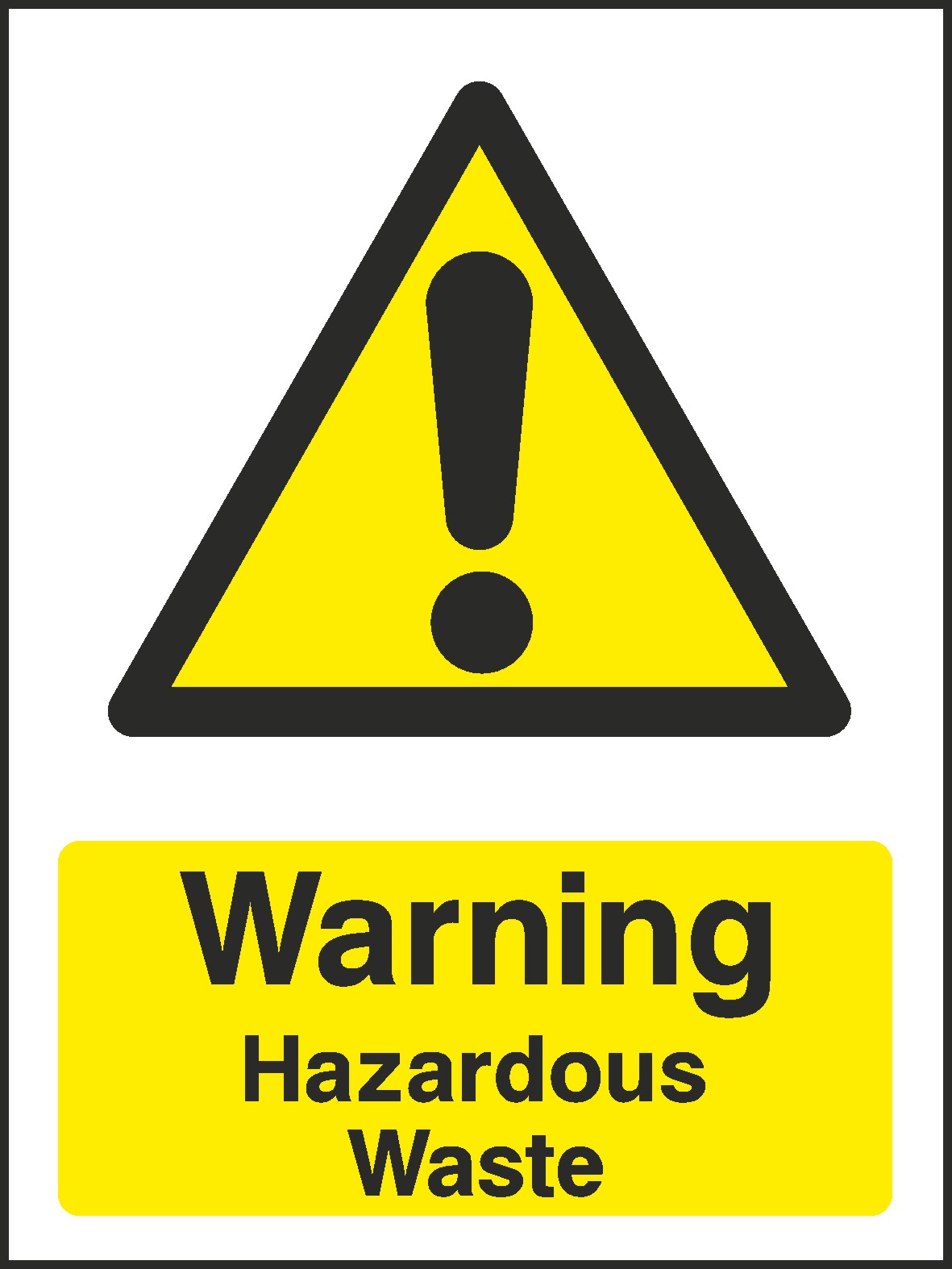 Hazardous Waste Signs and Stickers