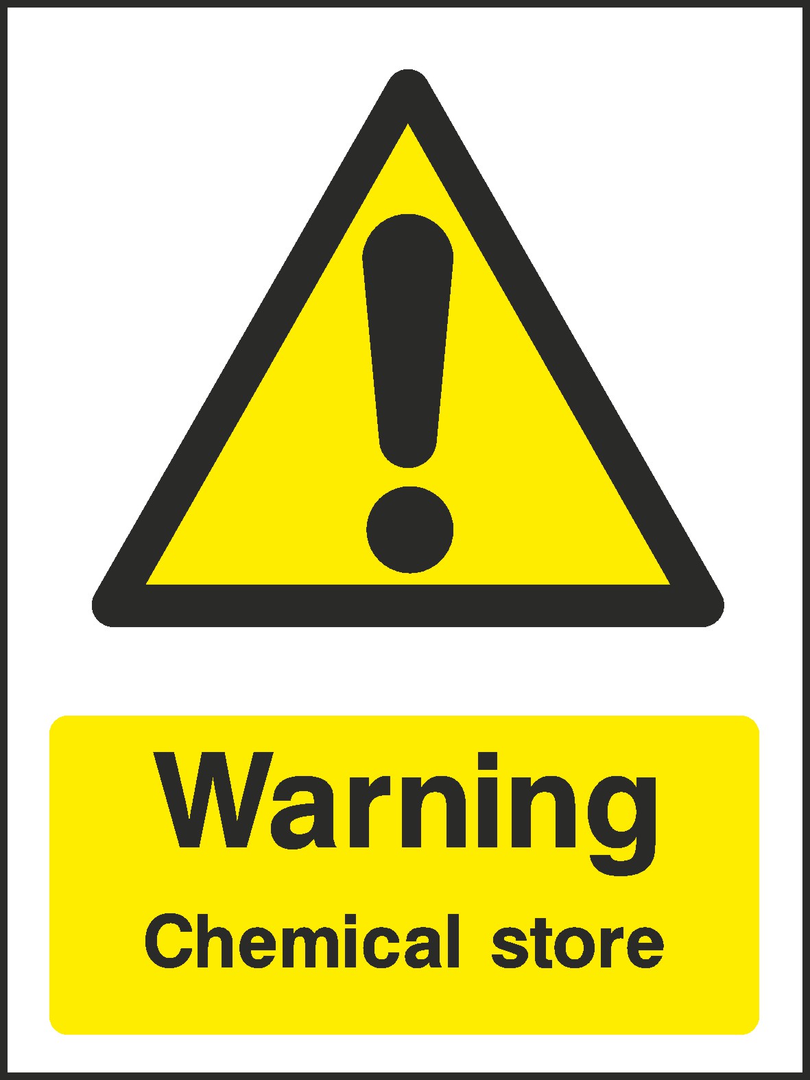 Chemical Store Signs and Stickers