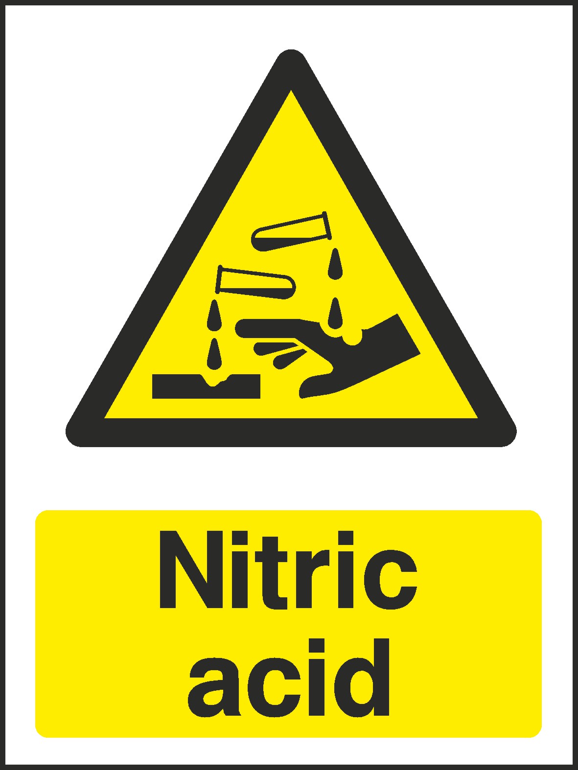 Nitric Acid Signs and Stickers