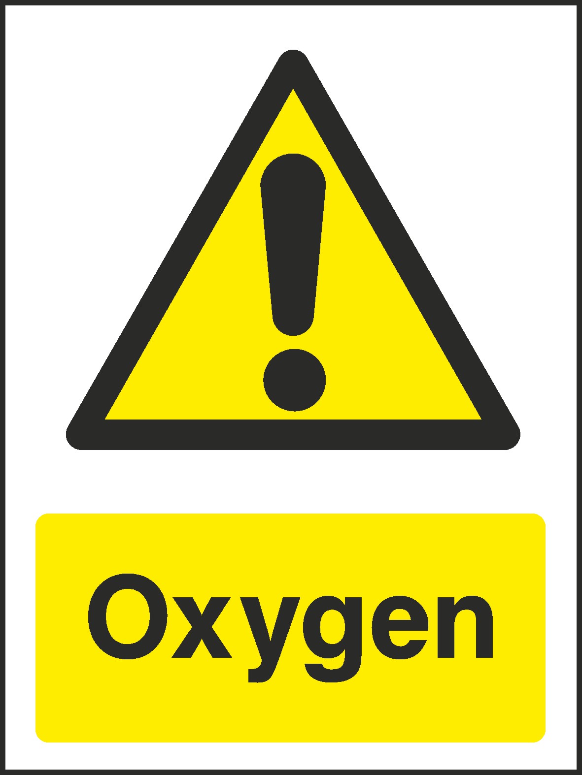 Oxygen Signs and Stickers