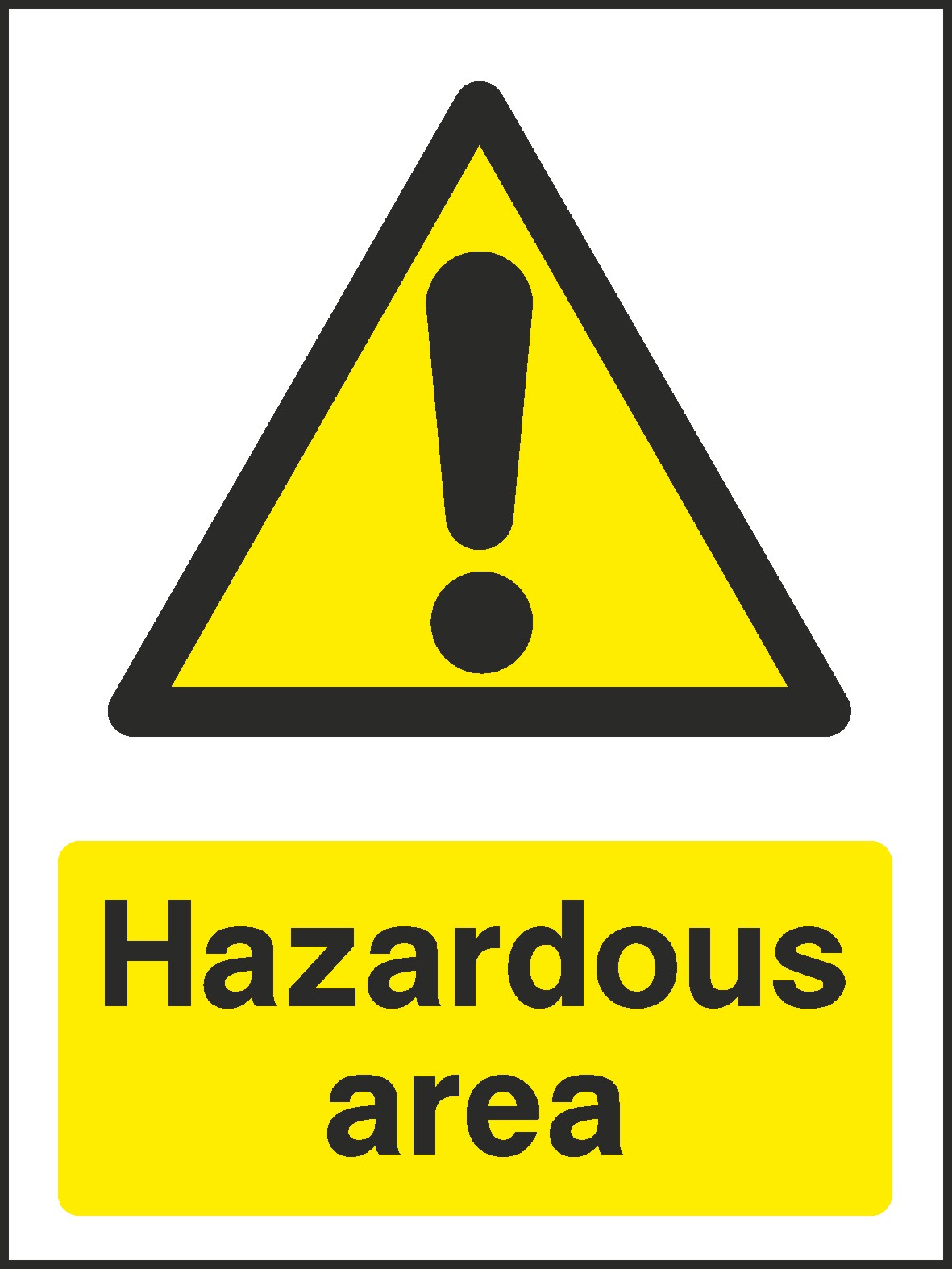 Hazardous Area Signs and Stickers