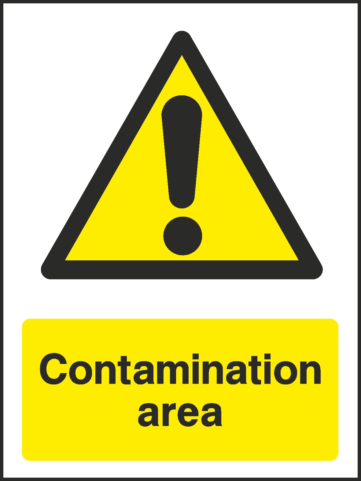 Contamination Area Signs and Stickers