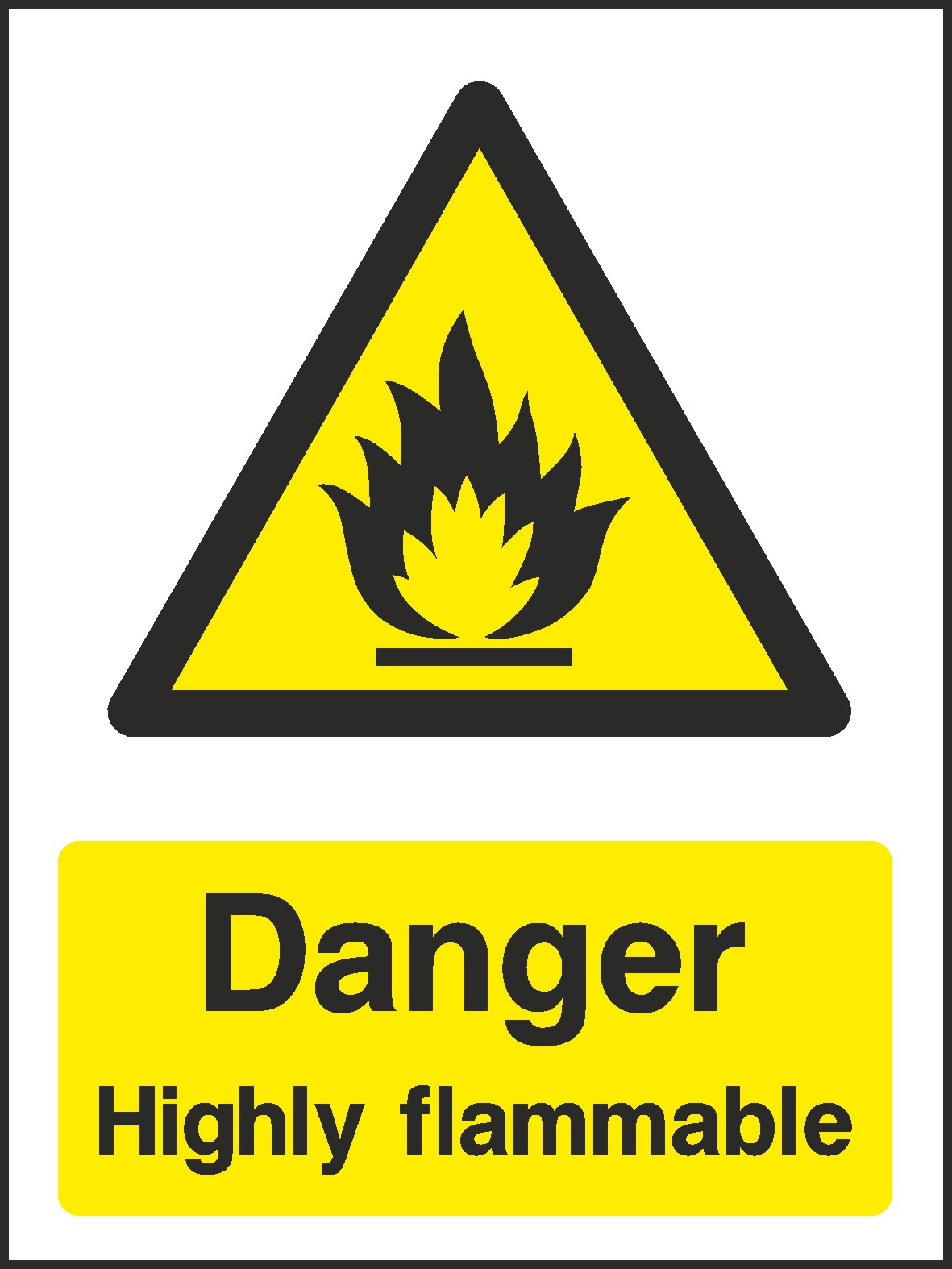 Highly Flammable Signs and Stickers