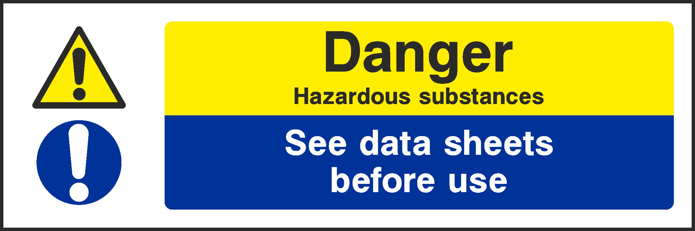 See Data Sheet Before Use Signs and Stickers