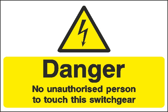 Do Not Touch This Switch Gear Signs and Stickers