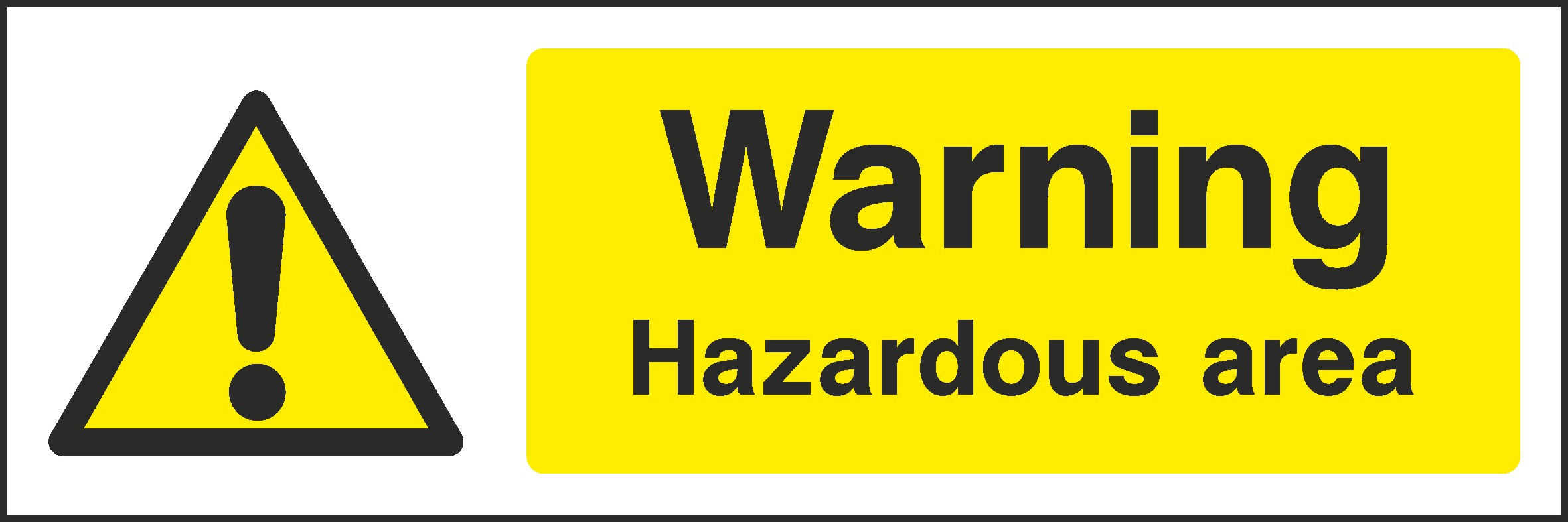 Hazardous Area Signs and Stickers