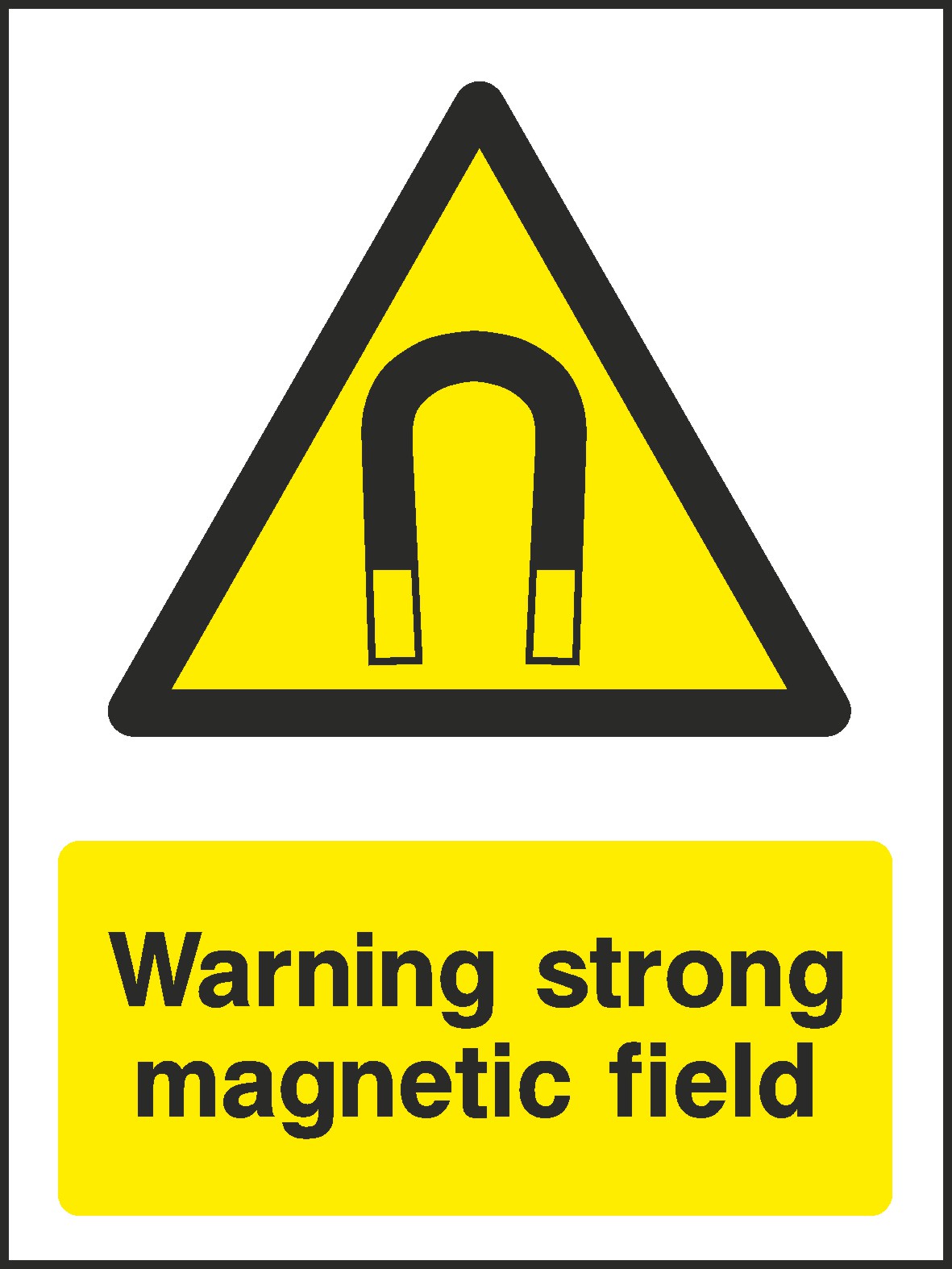 Magnetic Field Signs and Stickers