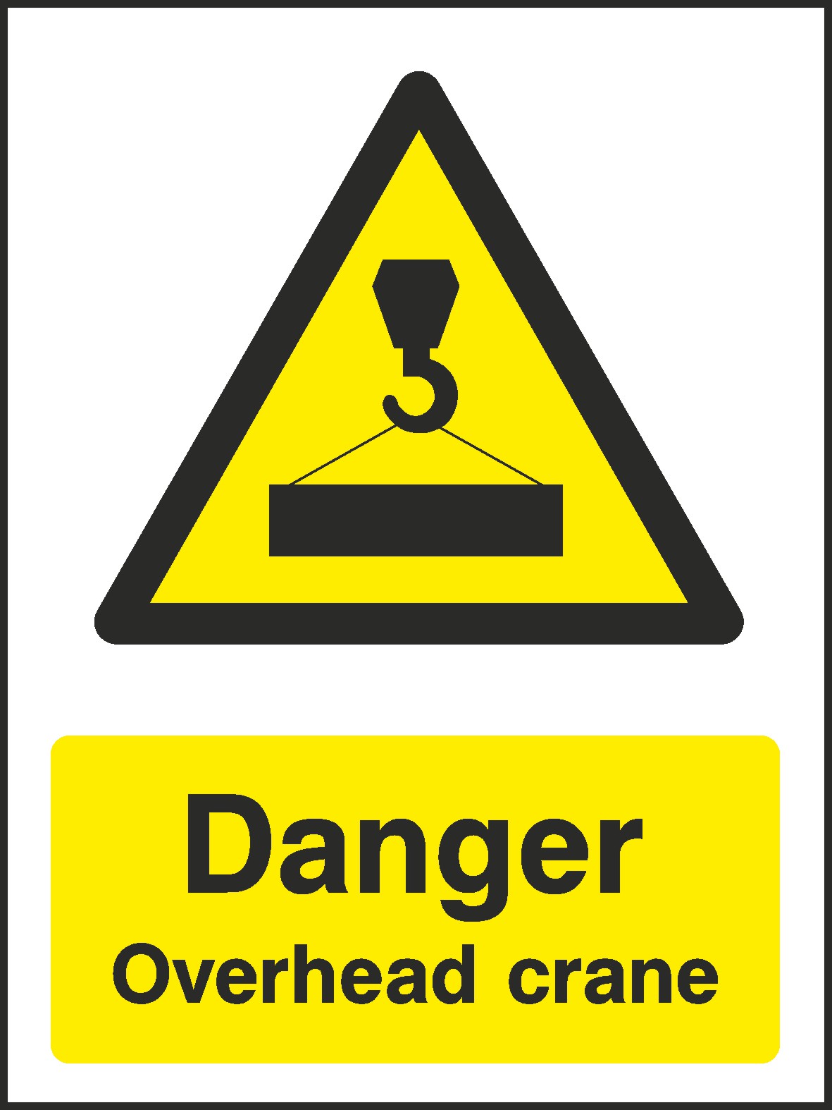 Overhead Crane Signs and Stickers