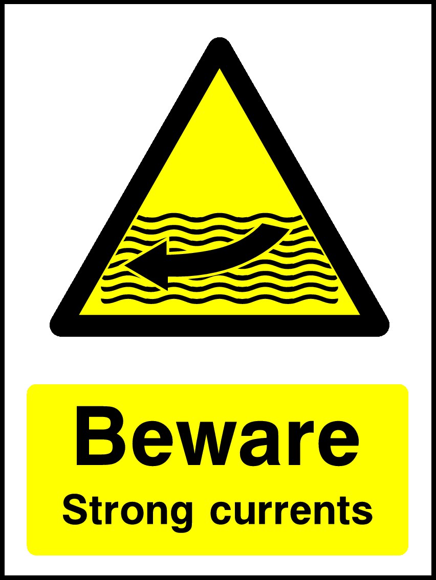 Strong Currents Signs and Stickers