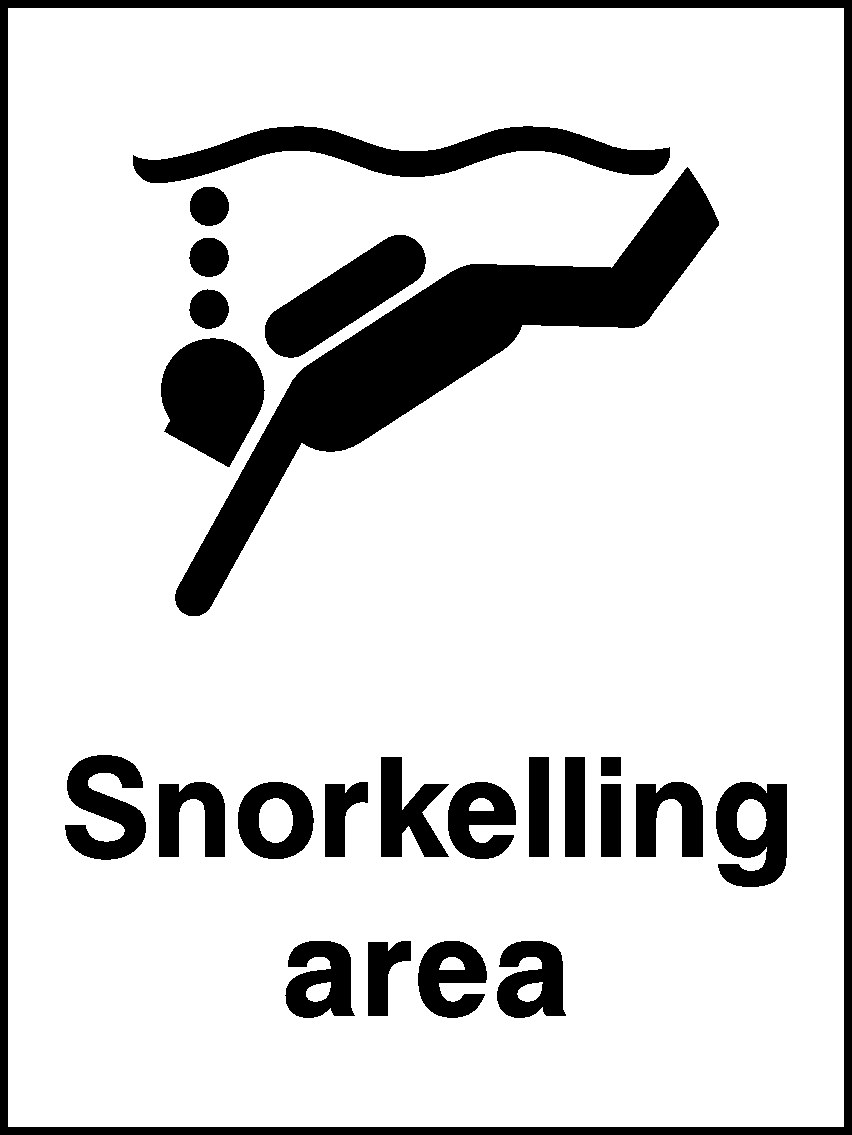 Snorkelling Signs and Stickers